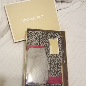 Brand new gloves, scarf, and hat MK